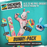 <p>Pre-order Riders Republic nu en ontvang op release gratis de Bunny Pack DLC!</p> <p>Pre-order Riders Republic nu en ontvang op release gratis de Bunny Pack DLC!</p>